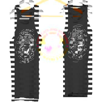 私は猫とボーリングが好きで、多分3人で面白い猫愛好家です タンクトップ - Kawaiitshirt