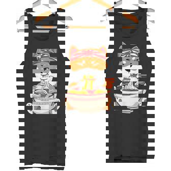 秋田芝犬ラーメンそばうどん丼アニメ漫画 タンクトップ - Kawaiitshirt