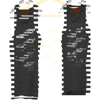 第二次世界大戦 ウォーバード戦闘機 航空機 タンクトップ - Kawaiitshirt