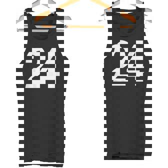 背番号24 番号付きシャツ番号 タンクトップ - Kawaiitshirt