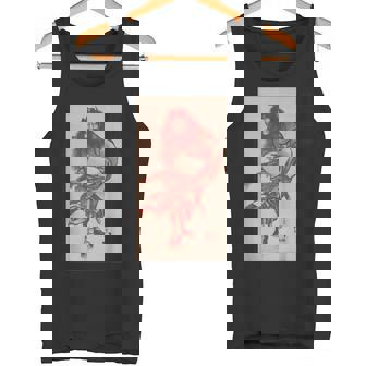 葛飾北斎 「朱描き鍾馗・朱鍾馗・赤鍾馗」 タンクトップ - Kawaiitshirt