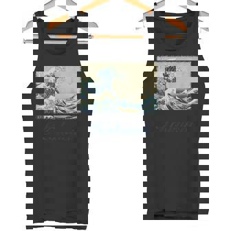 葛飾北斎作 神奈川沖 ビッグウェーブ タンクトップ - Kawaiitshirt
