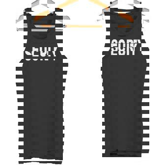 バックプリント 警備員 イベントオフィサー コスチューム 防犯 タンクトップ - Kawaiitshirt