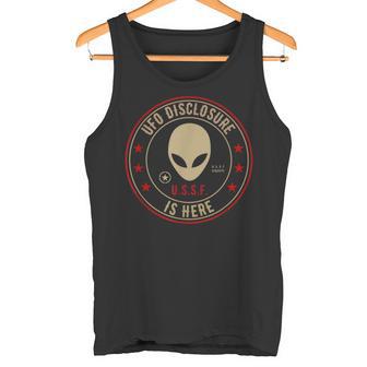 開示はこちらエイリアン侵略uapエイリアンufo タンクトップ - Kawaiitshirt