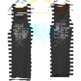 青い線は私のもの アイスホッケー タンクトップ - Kawaiitshirt