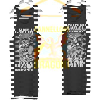 面白いai生成パスタドラゴン ブレイン カネローニ ドラゴニ タンクトップ - Kawaiitshirt