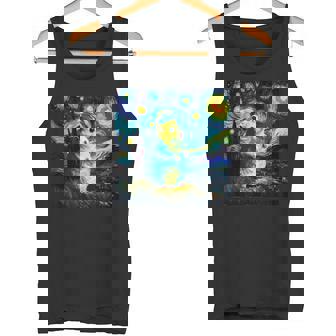 面白いtシャツ ハムスター かわいい ゴッホ 星月夜 動物 メンズ グッズ 面白い 服 ネタ 子供 キッズ タンクトップ - Kawaiitshirt