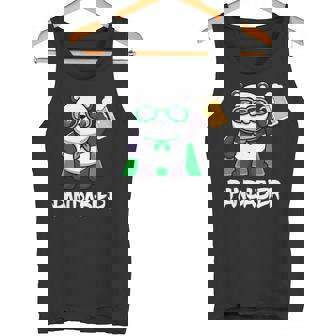 面白いパンダパンダビールドリンカー パンダビール タンクトップ - Kawaiitshirt