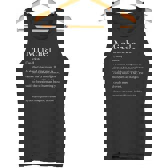 メンズ 面白いマイケルの名前の意味 マイケルの名前をパーソナライズ。 タンクトップ - Kawaiitshirt