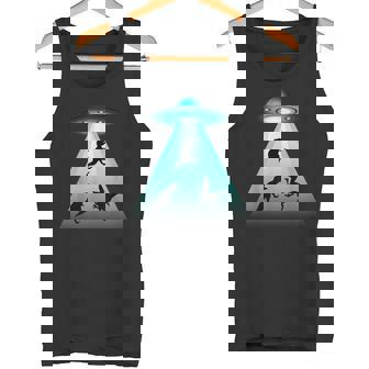 面白いヴィンテージエイリアン恐竜愛好家誘拐ギフト 大人キッズ タンクトップ - Kawaiitshirt