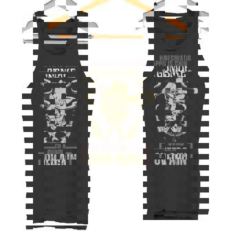 面白い幸せはガンスモークを何度も見ていることです タンクトップ - Kawaiitshirt