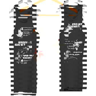 面白い鶏尻ゲスなんで鶏ももゲス誰うんちゲス タンクトップ - Kawaiitshirt