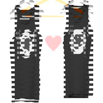 食べることが大好き タンクトップ - Kawaiitshirt