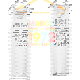 1972年3月日 誕生日 限定版 54歳 54歳 タンクトップ - Kawaiitshirt