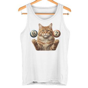 67 Meme -Ixeven Cats Cat Camiseta sin mangas - Regaloses