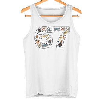 67 Musical Instruments Six Seven Music Teacher Tank Top | Mazezy