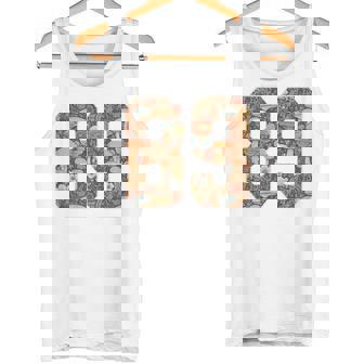 89 ナンバー コテージコア マッシュルーム レトロ フラワー裏側に タンクトップ - Kawaiitshirt