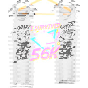 90年代 ノスタルジー レトロ 90年代 ダイヤルアップ インターネット ヴィンテージ タンクトップ - Kawaiitshirt