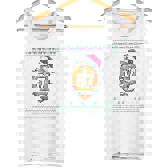 American Football Ball 67 Costume Christmas Ugly Sweater 6-7 Tank Top | Mazezy