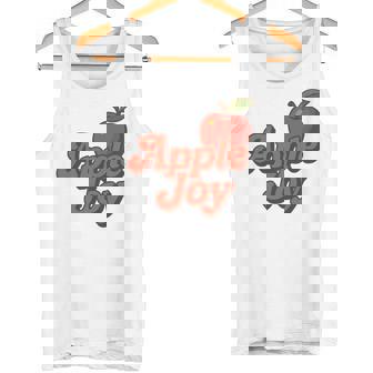 Apple Joy Red Fruit Leaf Autumn Style Tank Top | Mazezy