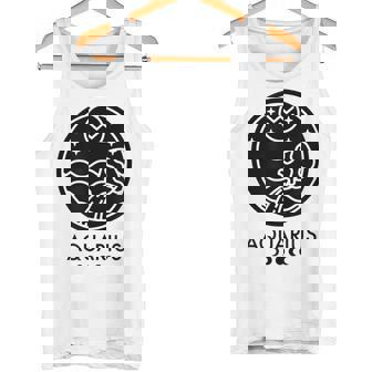 Aquarius-Zodiac Sign Tank Top | Mazezy