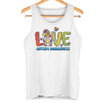 Autism Awareness Love Gnomo De Concienciaobre El Autismo Para Adultos Camiseta sin mangas - Regaloses