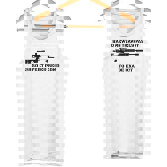 Bad News スナイパーライフル アーミー ジョーク ミリタリー ユーモア タンクトップ - Kawaiitshirt