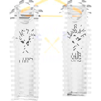 Bangs Lake Illinois Outdoors Vintage Tank Top | Mazezy