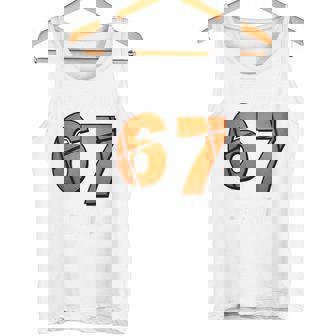 Basketball 7 Year Old Birthday I Was 6 Now I'm 7 67 Bruh Tank Top | Mazezy
