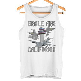 Beale AFB California Air Force Base Airman Veteran Tee Tank Top | Mazezy