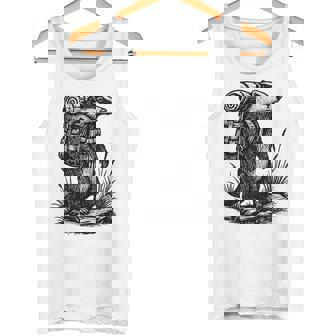 Blaireau De Randonnée Animaux Drôles Cottagecore Débardeur e - Cadeauxyz