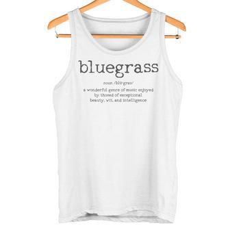 Bluegrass Music Definition Tank Top Tank Top | Mazezy