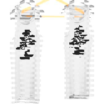 Bonsai Tree Minimalist For Zen Aesthetic Fans Tank Top | Mazezy