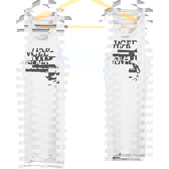 Boston Massachusetts Accent Home State Map Pride Tank Top | Mazezy