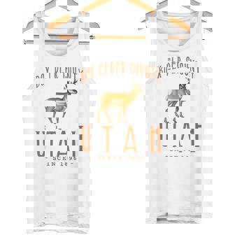 Box Elder County Pronghorn Hunting In Utah Tank Top | Mazezy