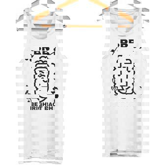 BRB BE RIGHT BACH Classical Composer Pun Writing Tank Top | Mazezy