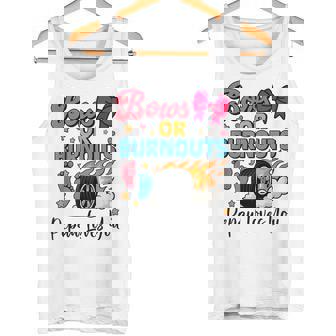 Burnouts Or Bows Pepaw Loves You Gender Reveal Party Tank Top | Mazezy
