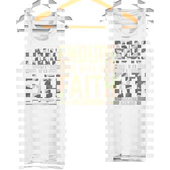 Camo Endure With Faith Christian Workout Gym Jesus Dad Tank Top Tank Top | Mazezy