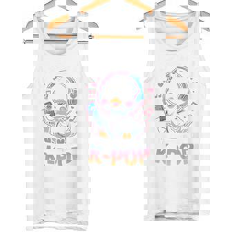 Can’t Hear You I’m Listening To K-Pop Cute Kawaii Goose Tank Top | Mazezy