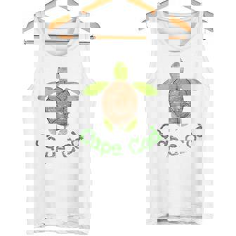 Cape Cod Massachusetts Beach Cute Loggerhead Turtle Tank Top Tank Top | Mazezy