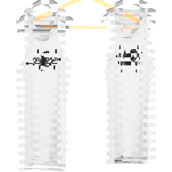 Carpentry Heartbeat Carpenter Handyman Woodworking Tank Top | Mazezy