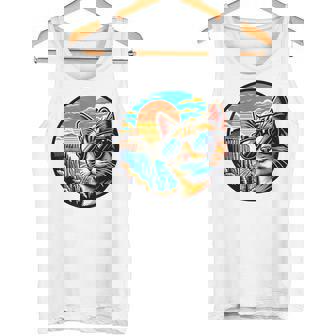 Cat In Greece Acropolis Of Athens And Parthenon Tank Top | Mazezy