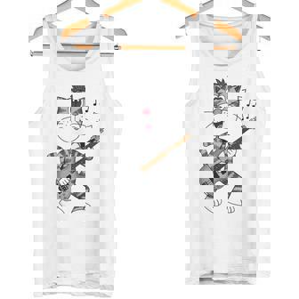 Cat Playing Bass Guitar Bassist Music Teacher Tank Top Tank Top | Mazezy