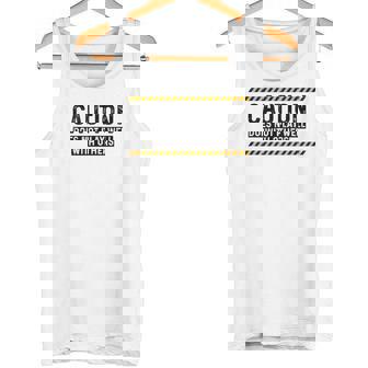 Caution Does Not Play Well With Others タンクトップ - Kawaiitshirt