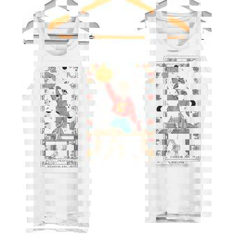 Cheer Mom Skeleton Tarot Card Cheerleader Mama Mother's Day Tank Top | Mazezy