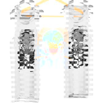 China Panda Vs USA Eagle Global Tariff Tug Of War Tank Top Tank Top | Mazezy