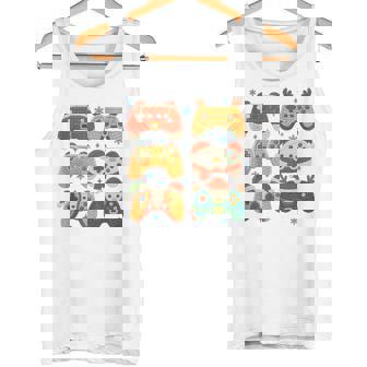 Christmas Gaming Controller Yarn Crochet Knit Gamer Xmas Tank Top Tank Top | Mazezy