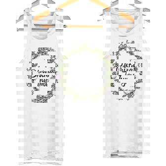 Christmas Thyme Wreath Botanical Pun Tank Top | Mazezy