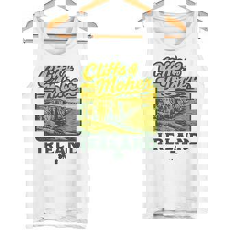 Cliffs Of Moher Ireland Retro Vacation Landmark Souvenir Tank Top | Mazezy