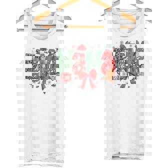 Coquette Merry Christmas Mama Mini Matching Xmas Family Tank Top | Mazezy